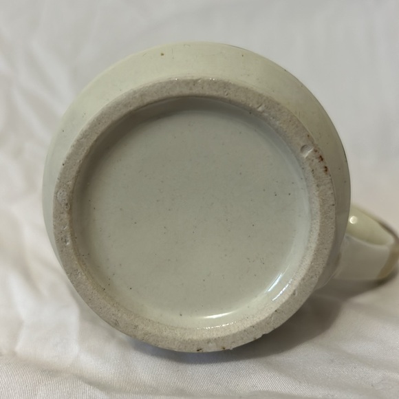 Tree with Fruit Coffee Cup Mug Tea Cup Blue Rim Stylistic Drawing Painted - Picture 5 of 5